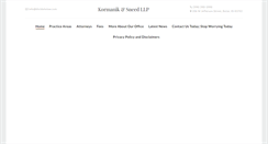 Desktop Screenshot of khsidaholaw.com